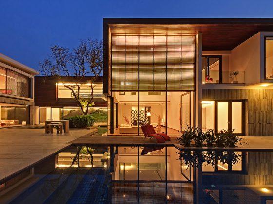 Дом с тремя деревьями от DADA