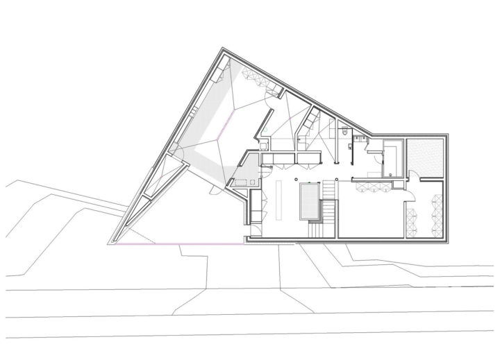 Интересный дом в горах Франции