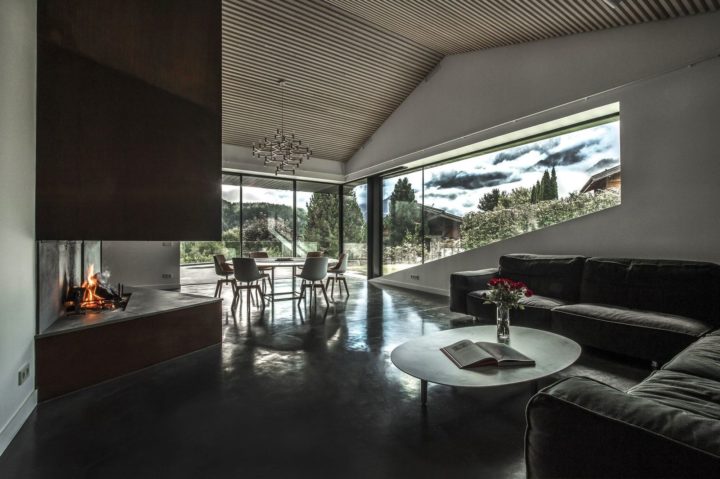 Интересный дом в горах Франции