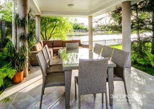 Новый дом в Козине с выходом на реку